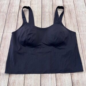 HUUG NWOT Black Wireless Padded Bra Tank XXL H250006